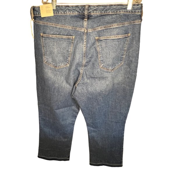 NWT Universal Thread Women’s Jeans, size 17/L fitted hip and thigh Open hem Stre - Picture 5 of 16